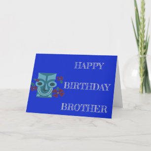 Happy Birthday Brother Kaart