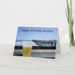 Happy Birthday Brother Kaart<br><div class="desc">Zeg Happy Birthday tegen je broer met deze coole kaart. En,  neem alstublieft de tijd om mijn hele lijn hier bij Zazzle te bekijken. HARTELIJK DANK.</div>