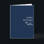 Happy Birthday Brother minimalistisch Eenvoudig Kaart<br><div class="desc">Dit ontwerp kan worden gepersonaliseerd door de Edit optie van het Ontwerp te kiezen. Je kunt ook overdragen naar andere objecten. Neem contact met me op via colorflowcreations@gmail.com of gebruik de chatoptie bovenaan de pagina als u dit ontwerp op een ander product wilt plaatsen of hulp nodig hebt. Bekijk meer...</div>