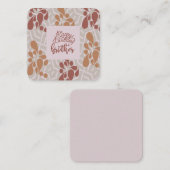 Happy Birthday Brother Note-kaart Notitiekaartje (Voorkant / Achterkant)