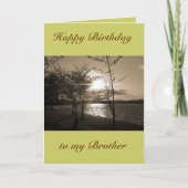 Happy Birthday Brother van Brother/Zuster Kaart (Voorkant)