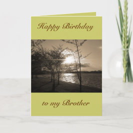 Happy Birthday Brother van Brother/Zuster Kaart