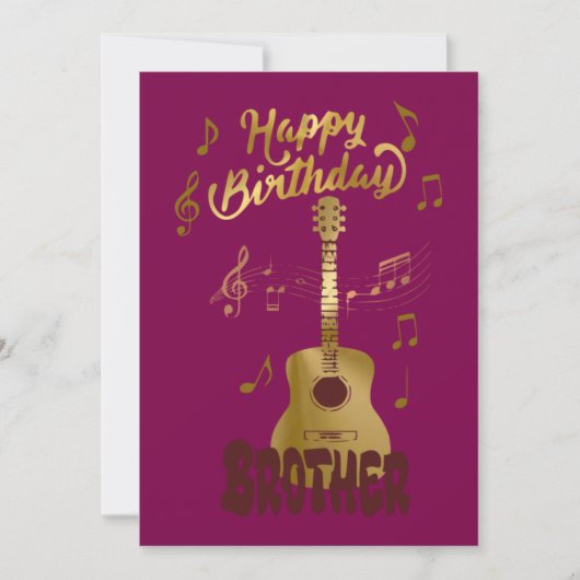 Happy Birthday Brothers Kaart (Voorkant)
