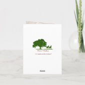 Happy Birthday Bruin Paard Paardrijden Kaart (Achterkant)