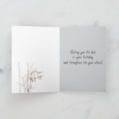 Happy Birthday Buck Deer Animal Wildlife Kaart (Binnen)