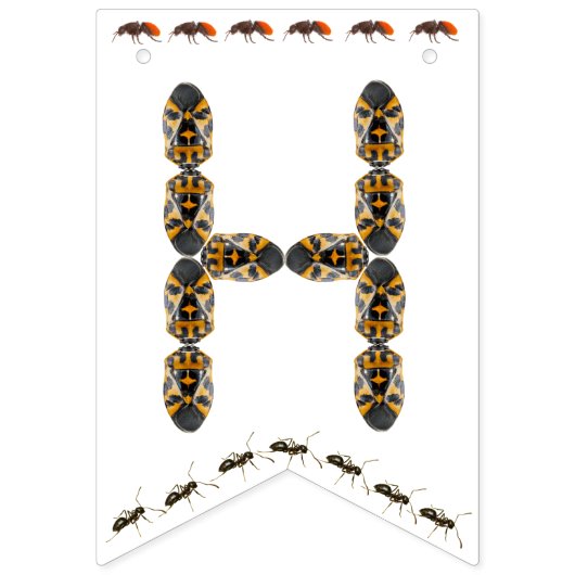 Happy Birthday Bug Thema Banner (Tweede vlag)