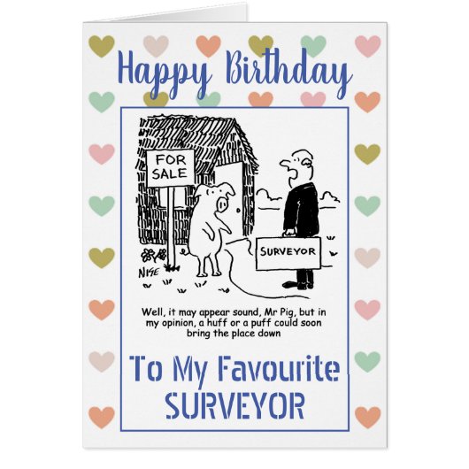 Happy Birthday Building Surveyor (Voorkant)