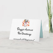 Happy Birthday Bull Dog Kaart (Achterkant)