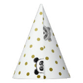 Happy Birthday Bunny (Animals) Party pet Feesthoedjes (Achterkant)