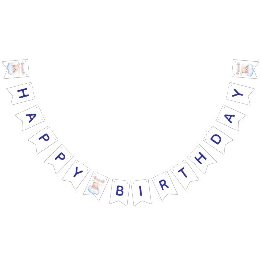 Happy Birthday Bunting Banner (Alle)