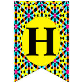 Happy Birthday Bunting Flags Banner Personaliseren (Tweede vlag)