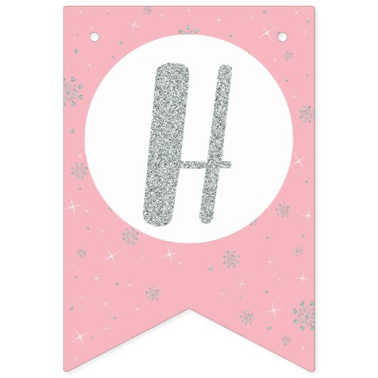 Happy Birthday Bunting Flags - Meisje Verjaardag Vlaggetjes (Tweede vlag)