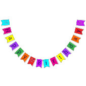 Happy Birthday Bunting Flags Vlaggetjes (Alle)