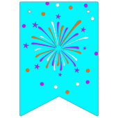 Happy Birthday Bunting Flags Vlaggetjes (Eerste vlag)