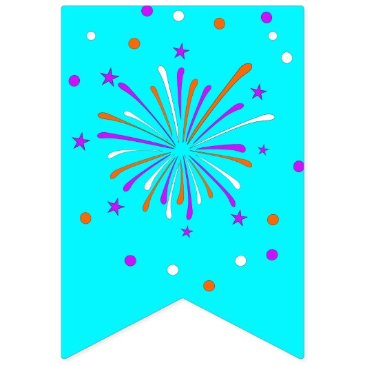 Happy Birthday Bunting Flags Vlaggetjes (Eerste vlag)