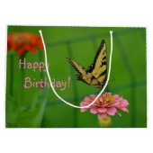 Happy Birthday Butterfly Garden Groot Cadeauzakje (Achterkant)