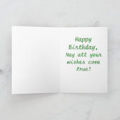 Happy Birthday Butterfly Kaart (Binnen)