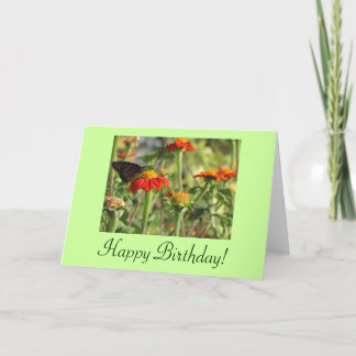 Happy Birthday Butterfly Kaart