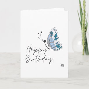 Happy Birthday Butterfly - Single - Kaart