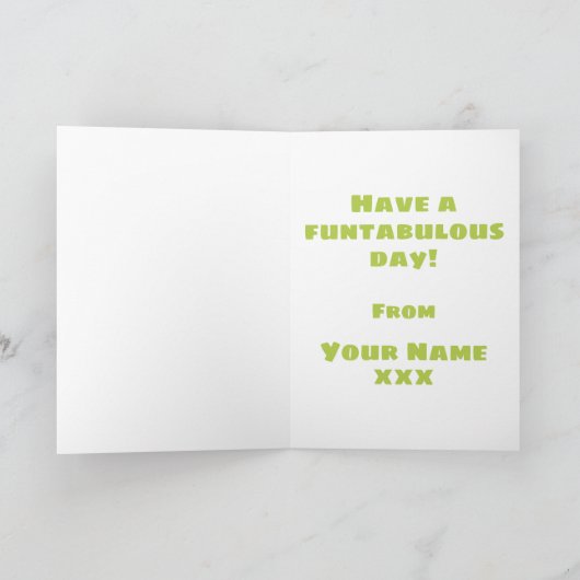 Happy Birthday Cactus Feestdagen Kaart (Binnen)