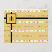 Happy Birthday Cadeau Kaart (Voorkant)