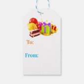 Happy Birthday Cadeaulabel (Achterkant)