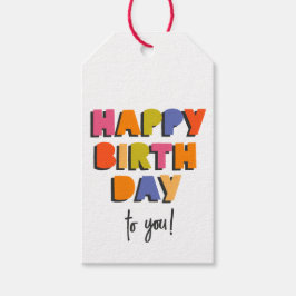 Happy Birthday Cadeaulabel