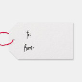 Happy Birthday Cadeaulabel (Achterkant Horizontaal)