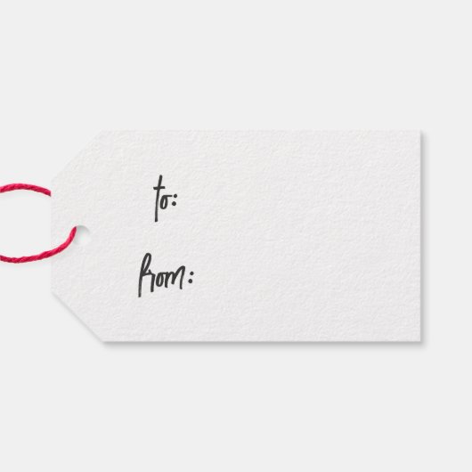 Happy Birthday Cadeaulabel (Achterkant Horizontaal)