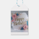 Happy Birthday Cadeaulabel (Voorkant)