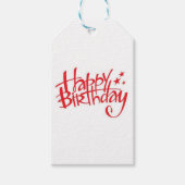 Happy Birthday Cadeaulabel (Voorkant)