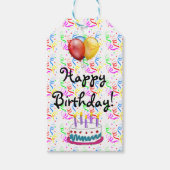Happy Birthday Cadeaulabel (Voorkant)