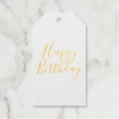 Happy Birthday Cadeaulabels (Voorkant)