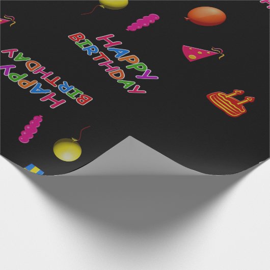 Happy Birthday Cadeaupapier (Hoek)