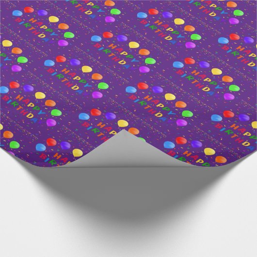 Happy Birthday Cadeaupapier (Hoek)