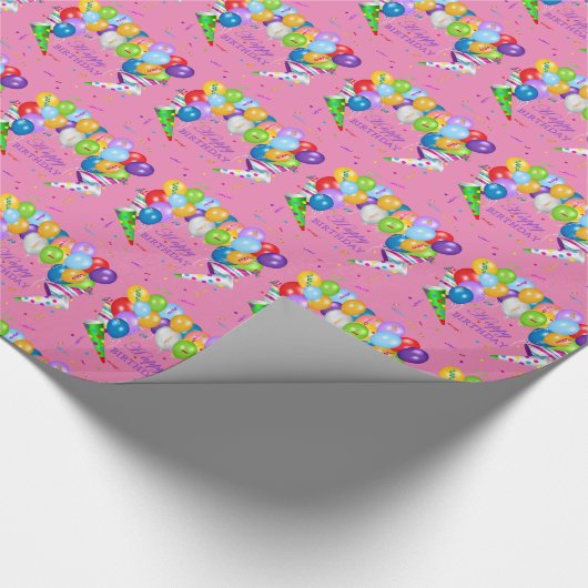 Happy Birthday Cadeaupapier (Hoek)