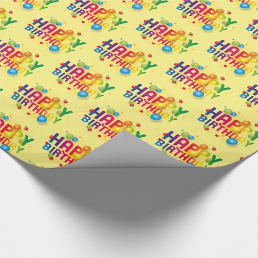 Happy Birthday Cadeaupapier (Hoek)