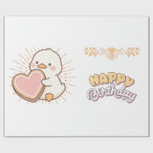 HAPPY BIRTHDAY  CADEAUPAPIER (Vlak)