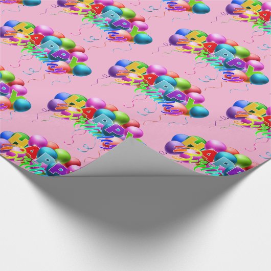 Happy Birthday Cadeaupapier (Hoek)