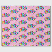 Happy Birthday Cadeaupapier (Vlak)