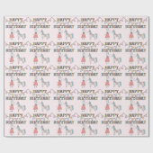 Happy Birthday Cadeaupapier (Vlak)