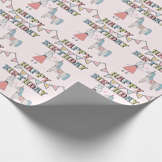 Happy Birthday Cadeaupapier (Hoek)