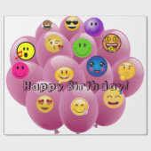 Happy Birthday Cadeaupapier (Vlak)