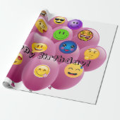 Happy Birthday Cadeaupapier (Uitgerold)