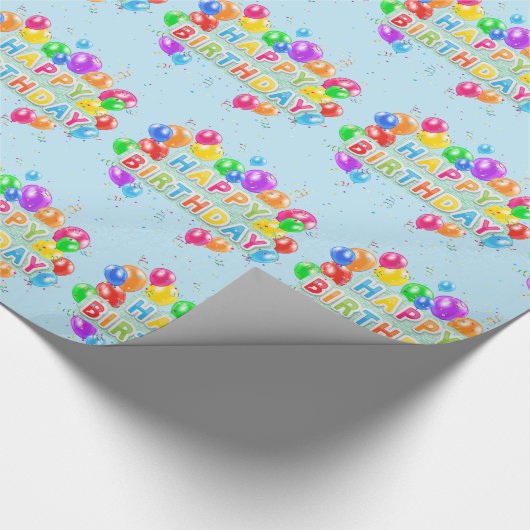 Happy Birthday Cadeaupapier (Hoek)