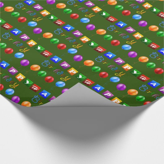 Happy Birthday Cadeaupapier (Hoek)