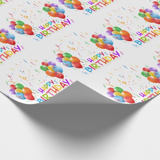 HAPPY BIRTHDAY CADEAUPAPIER (Hoek)