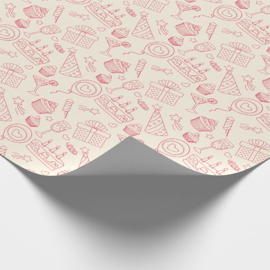 HAPPY BIRTHDAY CADEAUPAPIER (Hoek)