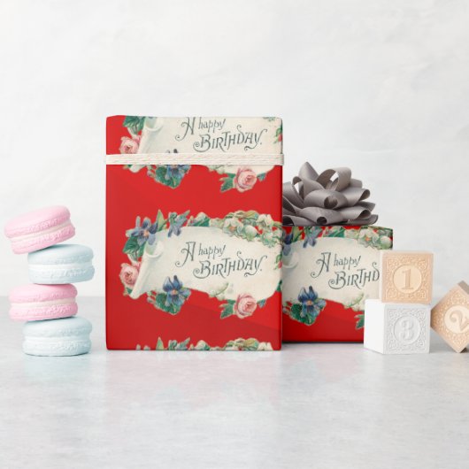 Happy Birthday Cadeaupapier (Baby Shower)