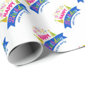 Happy Birthday Cadeaupapier (Rol Hoek)